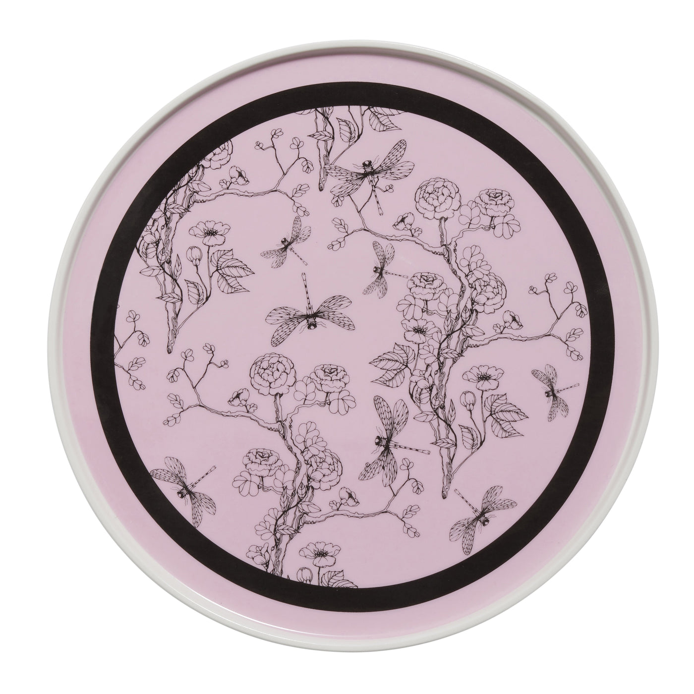 Pink and Black Chinoiserie