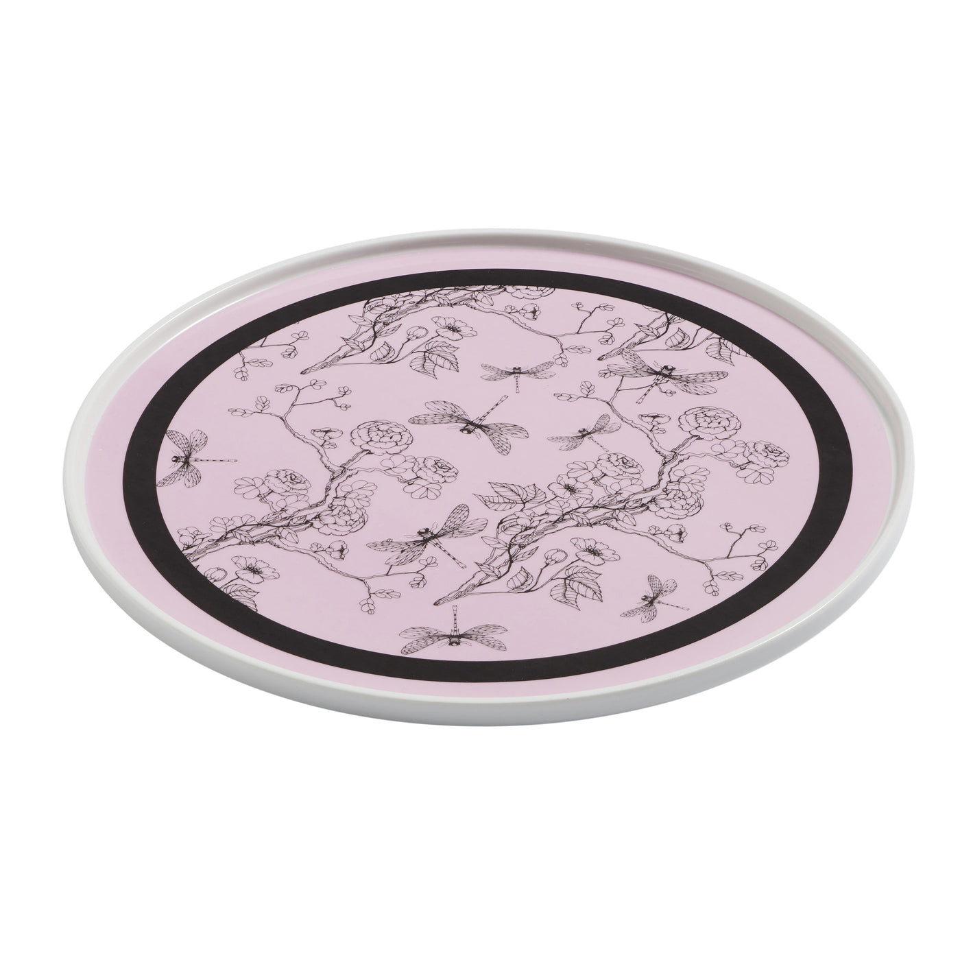 Pink and Black Chinoiserie