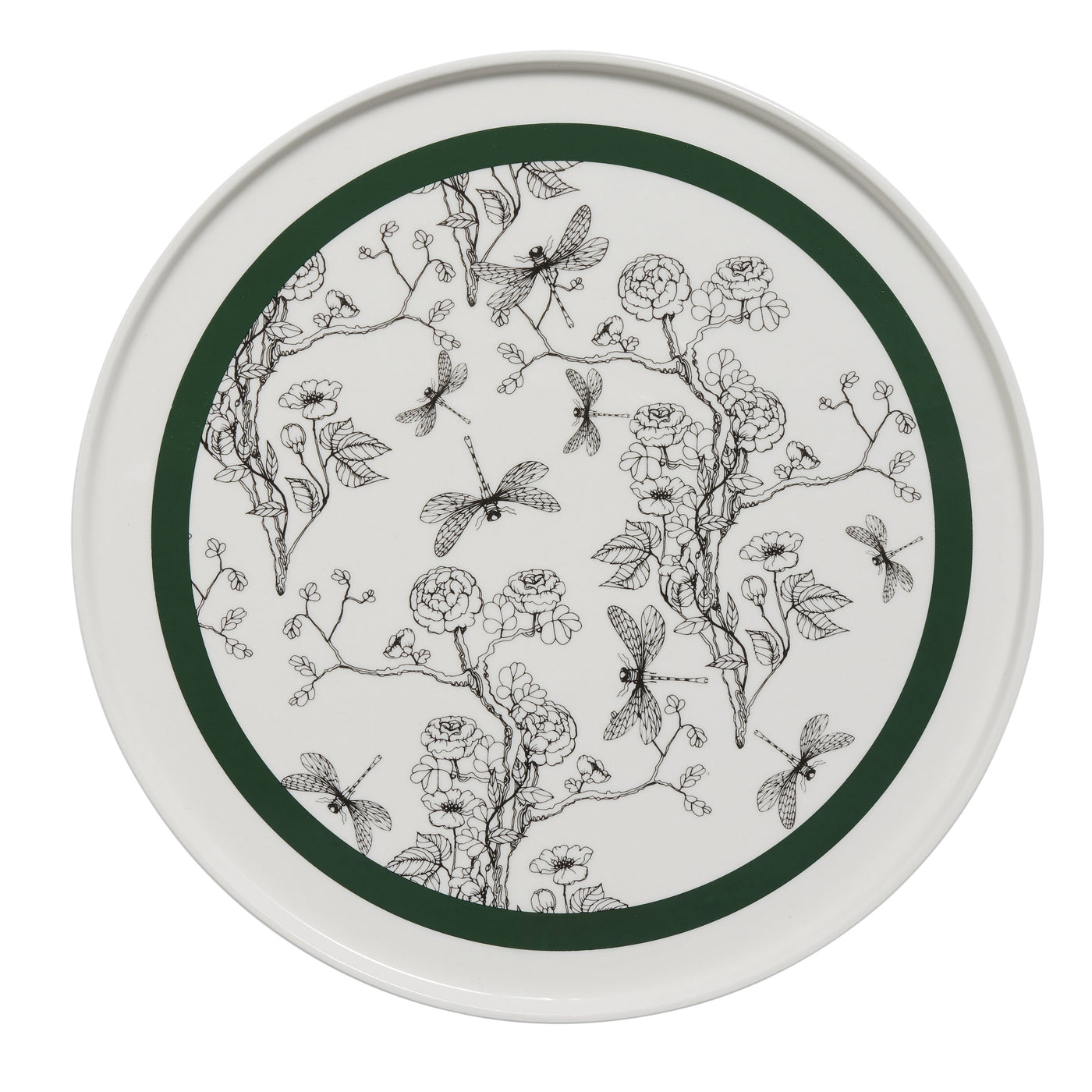 Green and White Chinoiserie