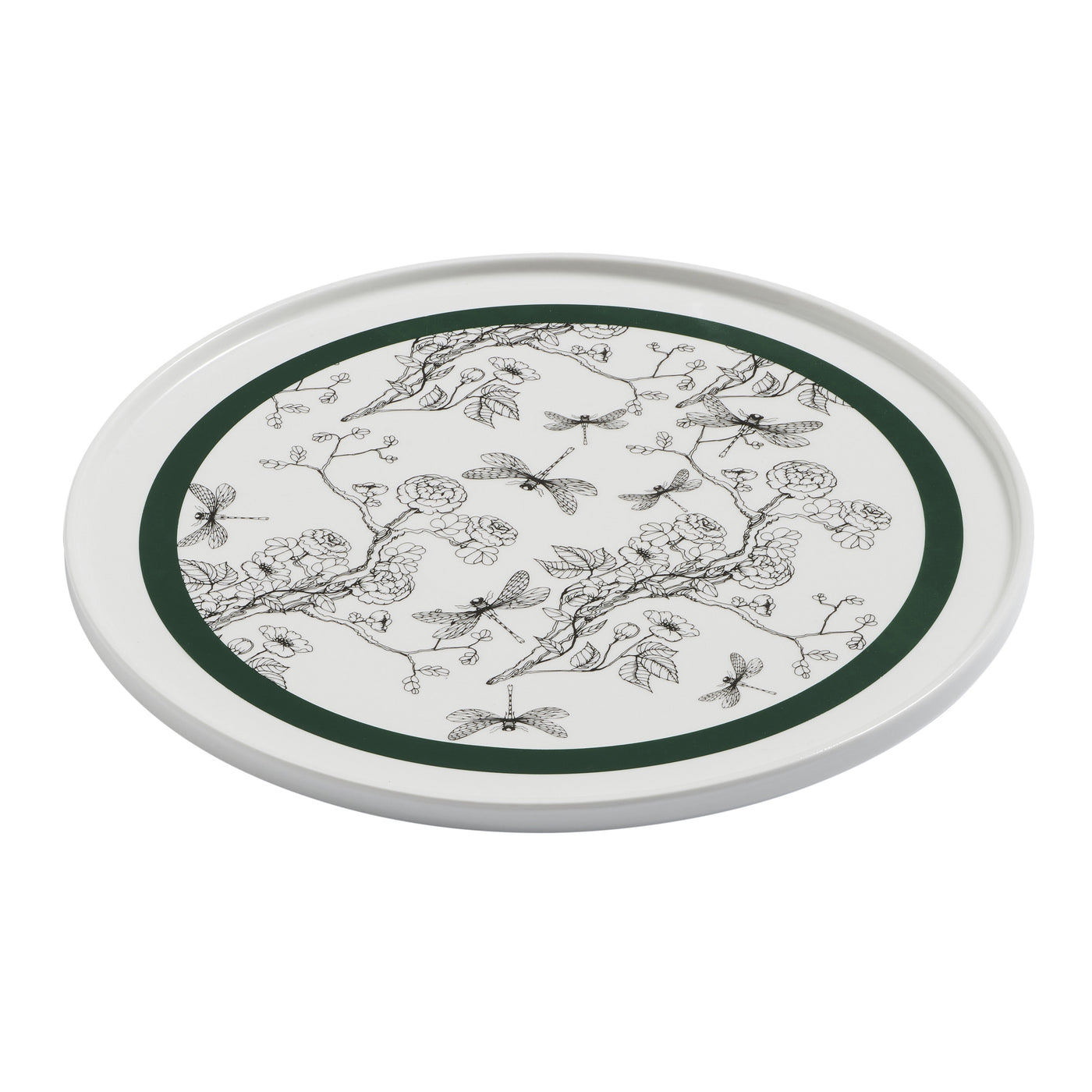 Green and White Chinoiserie