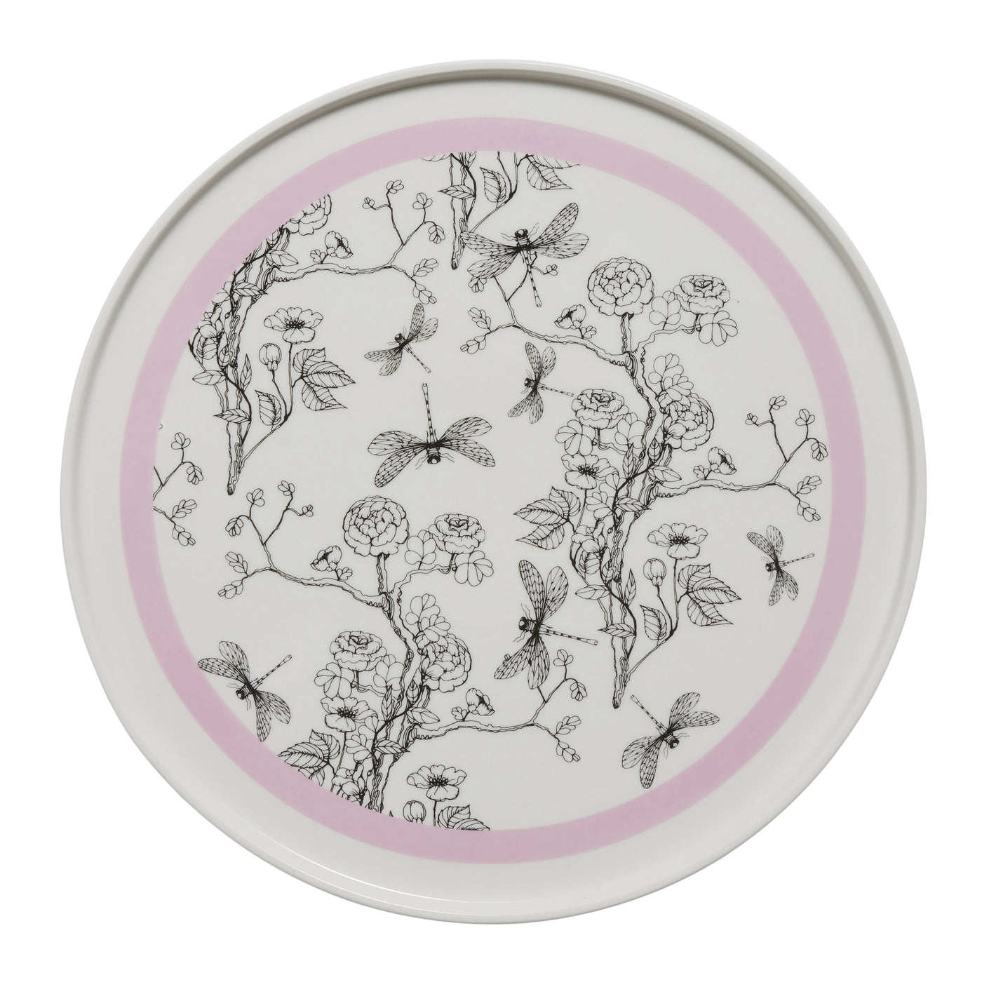 Pink and White Chinoiserie