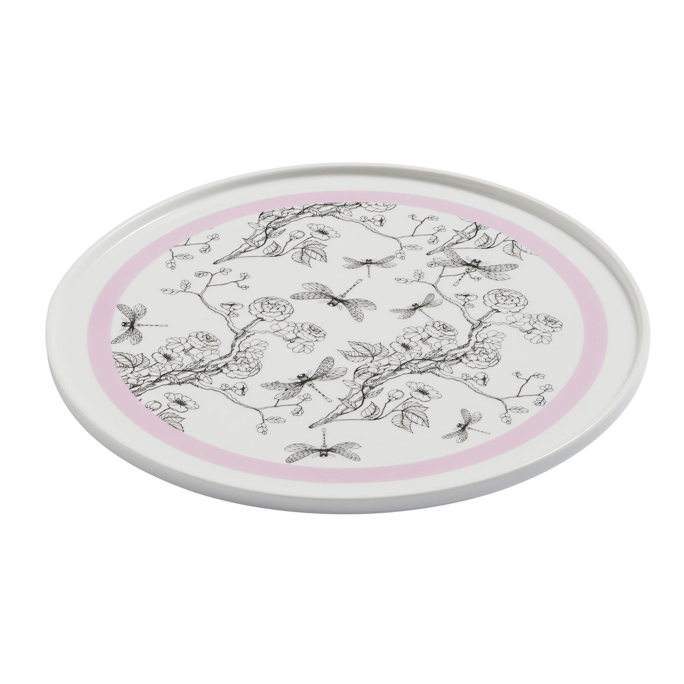 Pink and White Chinoiserie